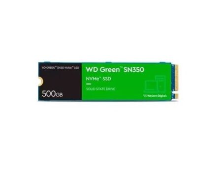 SSD WD 500GB Green PC SN350, PCIe, NVMe, Leitura: 2400MB/s e Gravação: 1500MB/s - WDS500G2G0C