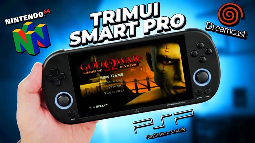 Trimui Smart Pro: Console Portátil Barato com Desempenho para PSP, Nintendo 64 e Dreamcast Trimui Smart Pro: Console Portátil Barato com Desempenho para PSP, Nintendo 64 e Dreamcast