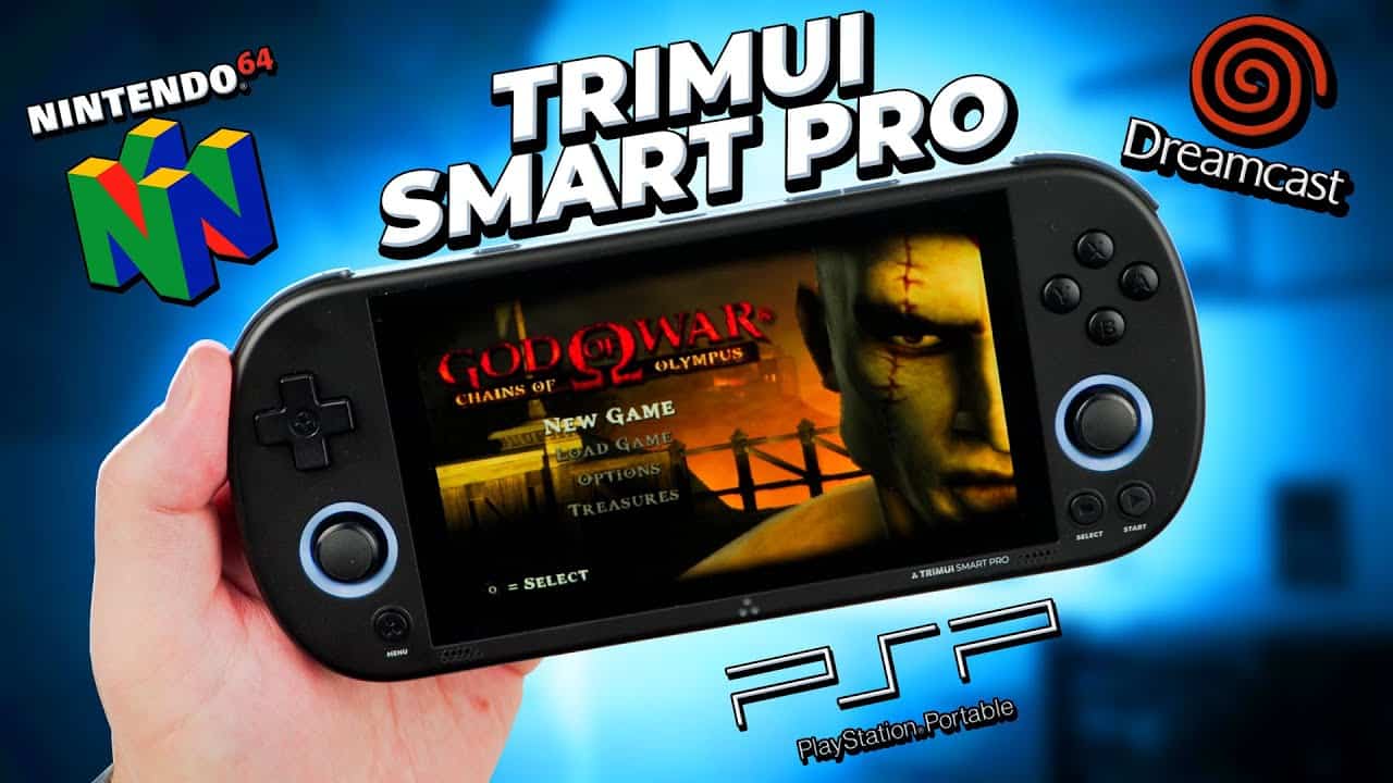 Trimui Smart Pro: Console Portátil Barato com Desempenho para PSP, Nintendo 64 e Dreamcast Trimui Smart Pro: Console Portátil Barato com Desempenho para PSP, Nintendo 64 e Dreamcast