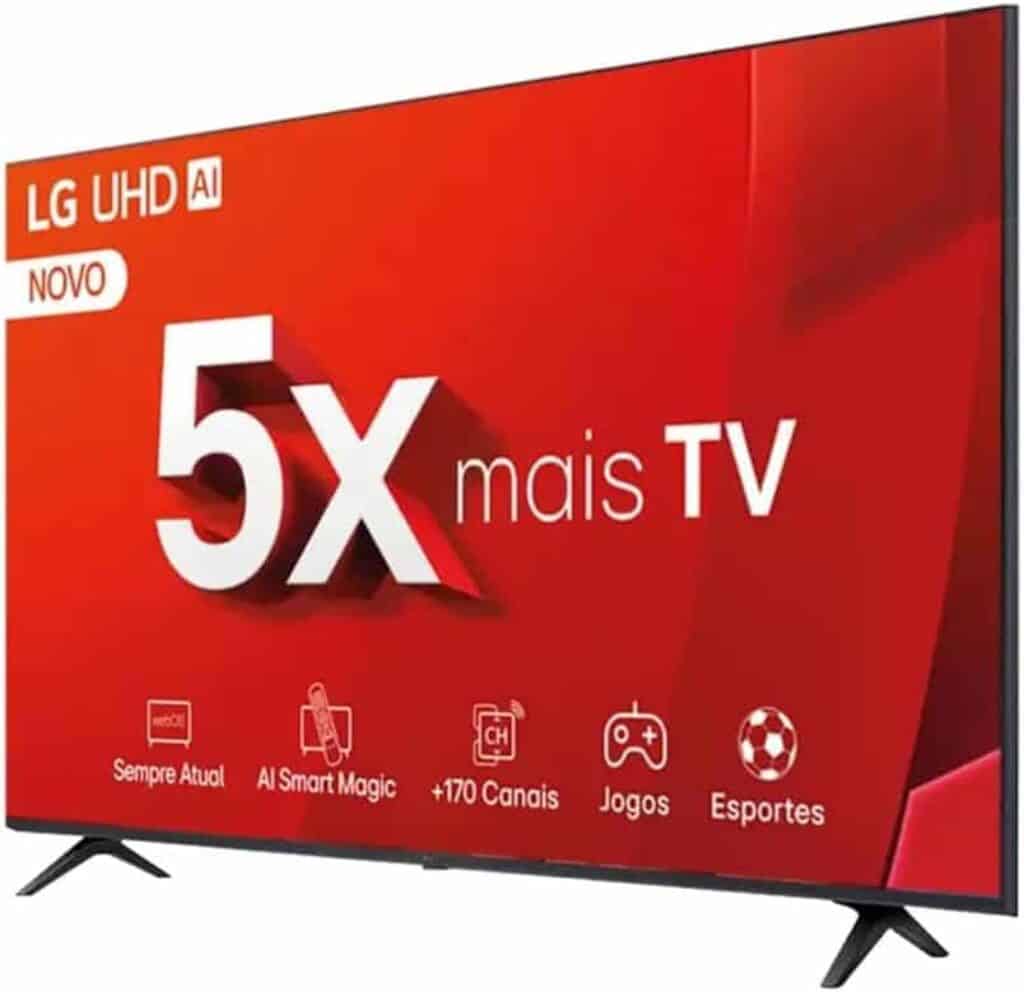 LG UT8050: A Smart TV com 5 Anos de Atualizações e Ótimo Custo-Benefício