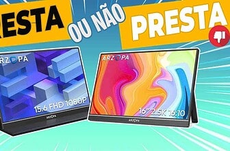 Análise dos Monitores Portáteis Arzopa Z1RC 2.5K e S1 1080P: Vale a Pena?