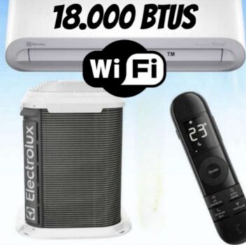 Ar-condicionado Electrolux Split 18.000 Btus Color Adapt Fri Cor Branco 220V