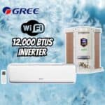 Ar-condicionado Split Gree Inverter 12.000 BTUs Frio Wi-Fi G-Top