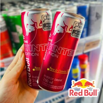 Bebida Energética Red Bull Winter Edition Pera e Canela 250ml