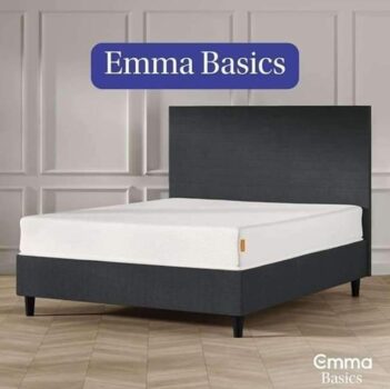 Colchão Queen de espuma D28 Emma Basics 17cm - Ortopédico e Hipoalergênico com 5 anos de garantia