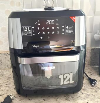 Fritadeira Forno Oven Fry 4 em 1 Elgin 12 Litros 110V - Assa, Frita sem óleo, Desidrata e Reaquece Airfryer