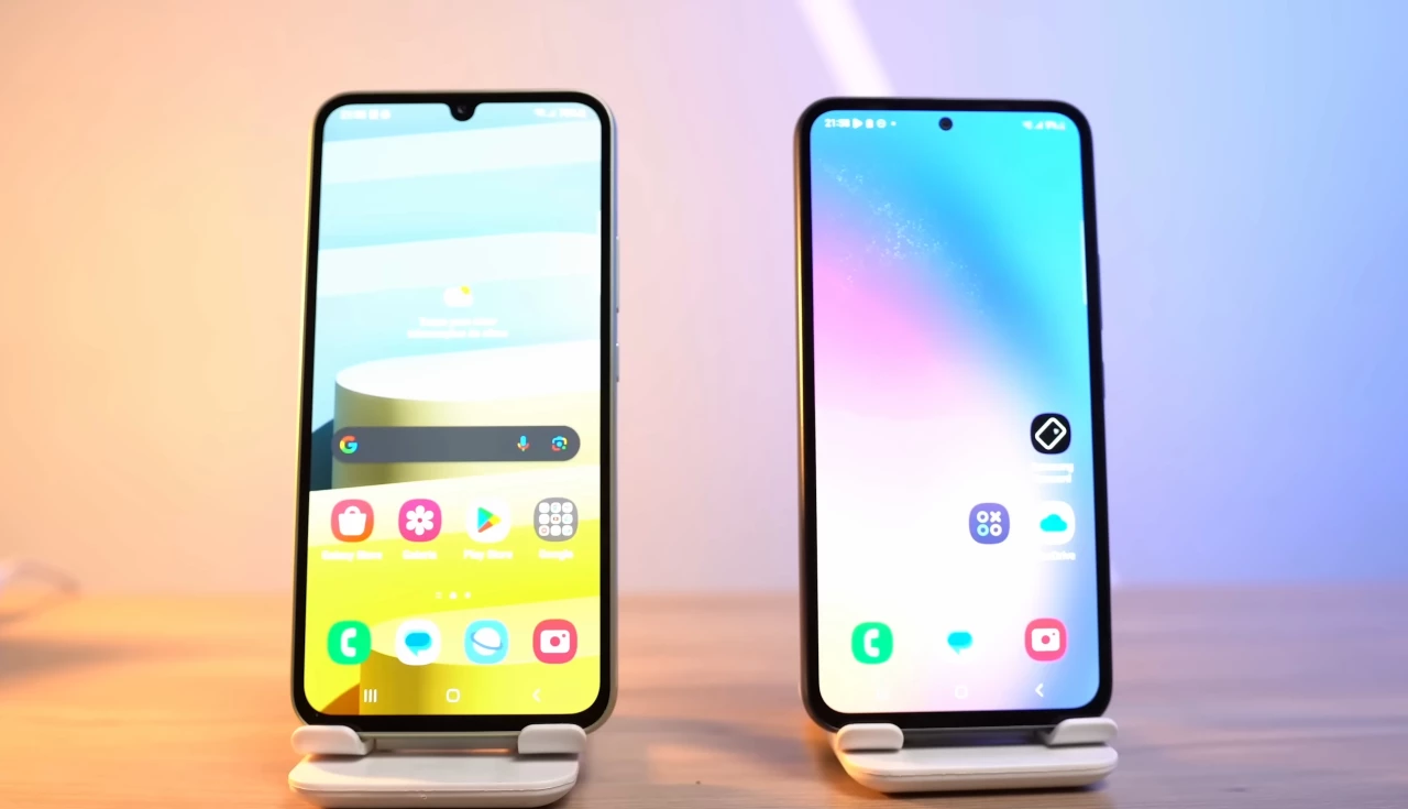 Galaxy A55 vs Galaxy A35: Qual Comprar neste Fim de Ano? Galaxy A55 vs Galaxy A35: Qual Comprar neste Fim de Ano?
