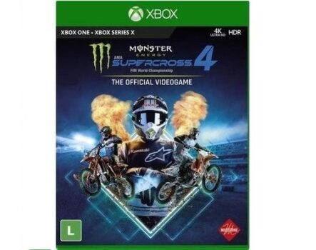 Jogo Monster Energy Supercross 4 - Xbox One - Xbox Series X