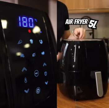 Kizzen Fritadeira 5 Litros 1500w Sem Óleo Ar Quente 127v