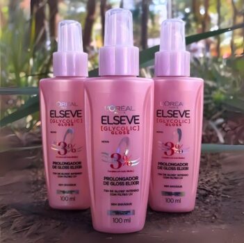 L'Oréal Paris Elseve Sérum Capilar Elixir Prolongador de Gloss Glycolic Gloss, 72 Horas de Duração, 100ml