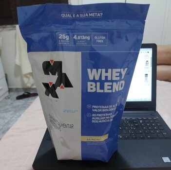 Max Titanium Whey Blend (900G) - Sabor Baunilha -