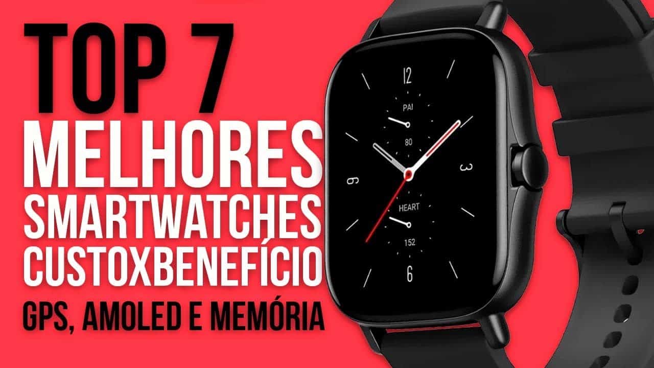 Os 7 Melhores Smartwatches com GPS, Tela AMOLED e Memória para Músicas em 2024 Os 7 Melhores Smartwatches com GPS, Tela AMOLED e Memória para Músicas em 2024