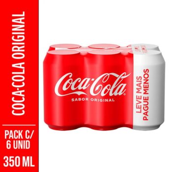 Pack de Coca-Cola Lata 350ML 6 unidades