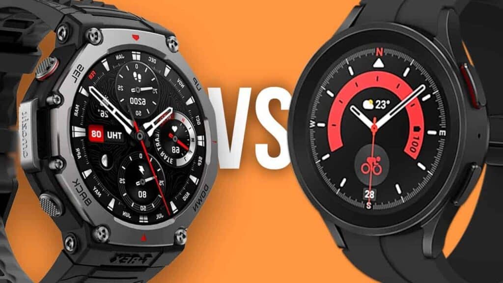 Comparativo: Amazfit T-Rex 3 vs Galaxy Watch 5 Pro