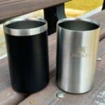 Stanley - Thermal Can Cooler, copo de aço isolado a vácuo de 295 ml para manter as bebidas frias, Black 2.0