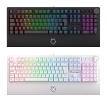 Teclado Mecânico Gamer Husky Anchorage Full Size, ABNT2, RGB - HTG200PTVR