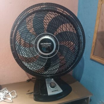 Ventilador 50cm Super Turbo 8 Pás, Mondial, Preto/Prata, 150W, 110V - VTX-50-8P