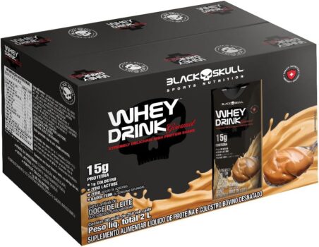 WHEY DRINK GOURMET - PRONTO PARA BEBER - PACK 8 UNID WHEY DRINK GOURMET 250mL - DOCE DE LEITE - 8 UNID