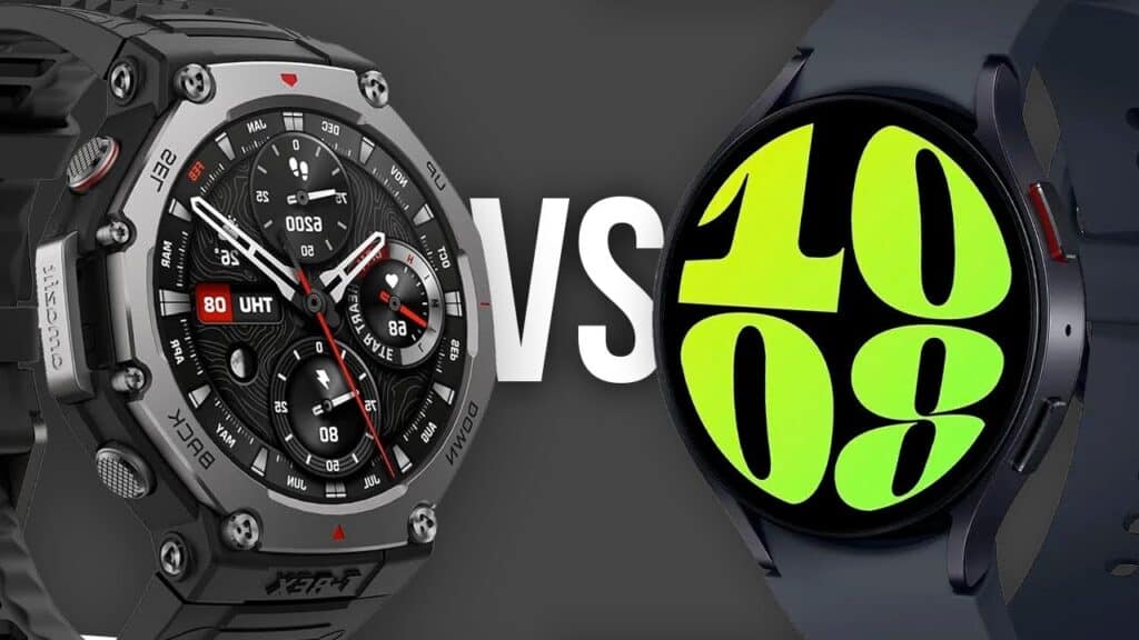 Comparativo: Amazfit T-Rex 3 vs Galaxy Watch 6 - Qual comprar?