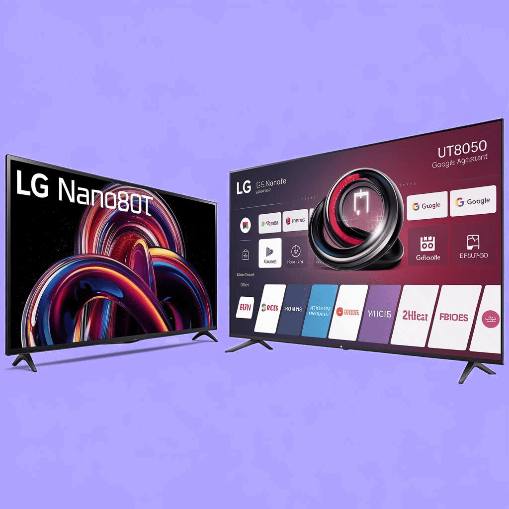 Comparativo: LG Nano80T vs UT8050 - Qual é a Melhor TV?