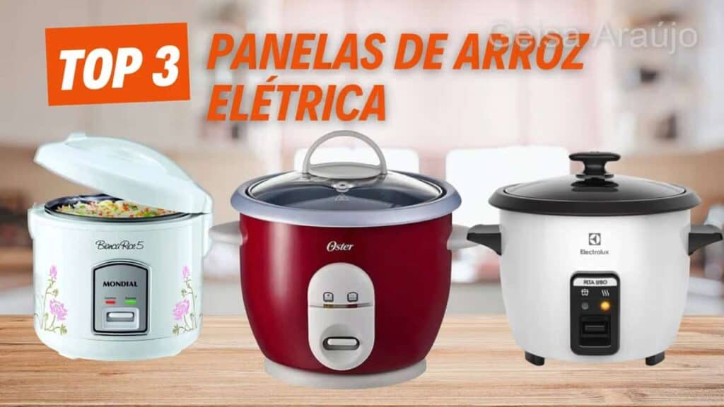 TOP 3 Melhores Panelas de Arroz Elétricas para Comprar em 2025!