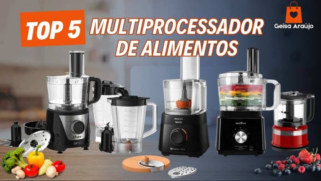 Top 5 Melhores Multiprocessadores de Alimentos para Comprar em 2025