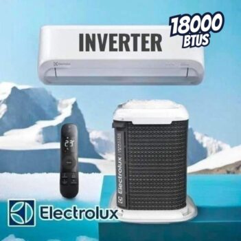 Ar-Condicionado Electrolux Inverter 18.000 BTUs Color Adapt Frio (JI18F/JE18F) - 220V