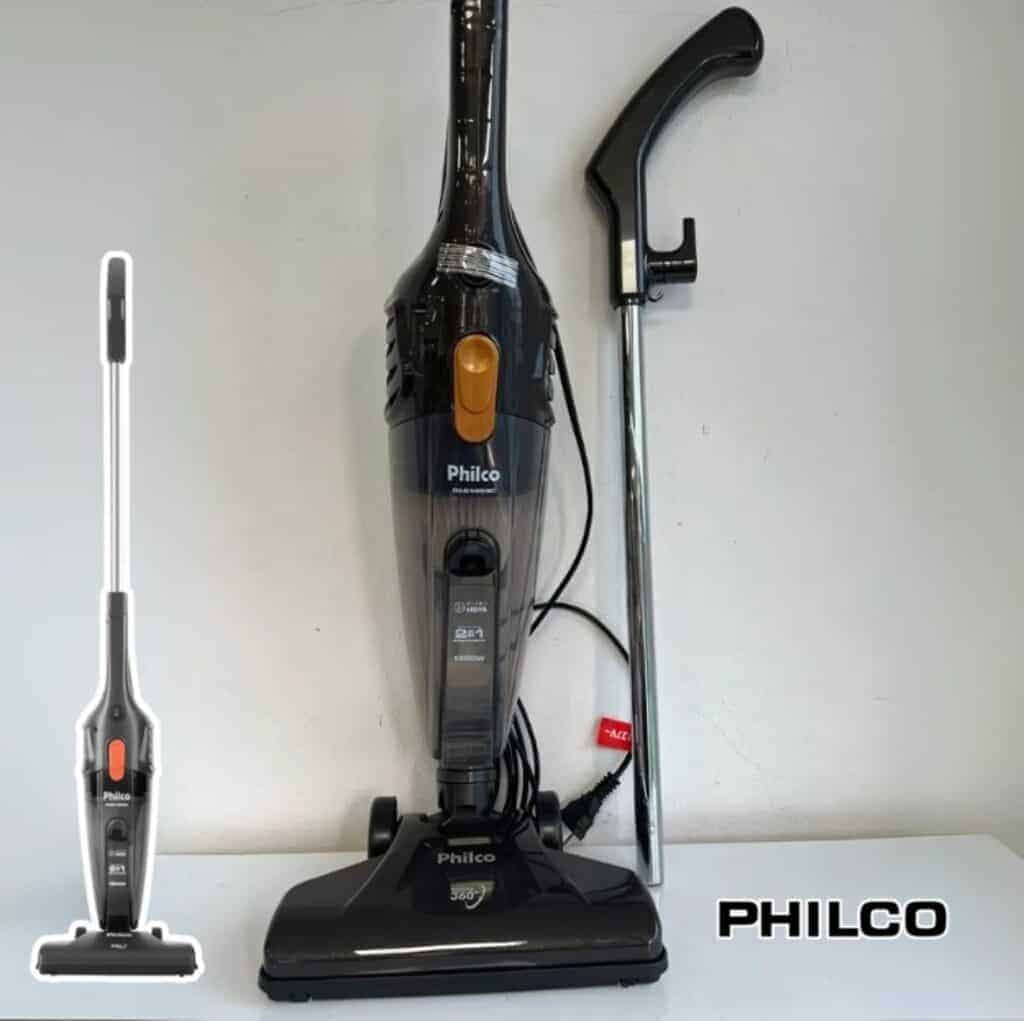 Aspirador de Pó Philco PAS1450C 2 em 1 1300W 127V - Promotop