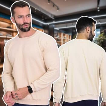 Blusa Moletom Gola Careca Unissex Lançamento Hugo - Full