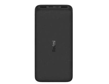 Carregador Portátil Xiaomi Power Bank, 20000mAh, Preto