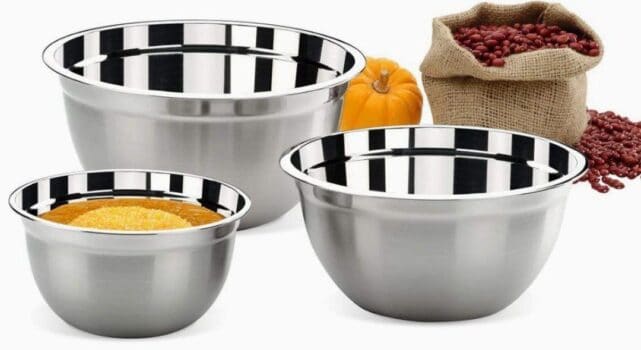 Conjunto de Tigelas Inox 3 Peças Suprema Brinox Aço Inox