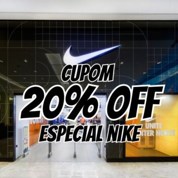 Cupom Nike 20% OFF em Produtos Selecionados
