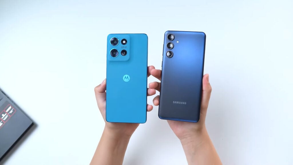 Galaxy M55 vs Moto G75: Qual o Melhor para Comprar até R$ 1.600 em 2025? Galaxy M55 vs Moto G75: Qual o Melhor para Comprar até R$ 1.600 em 2025?