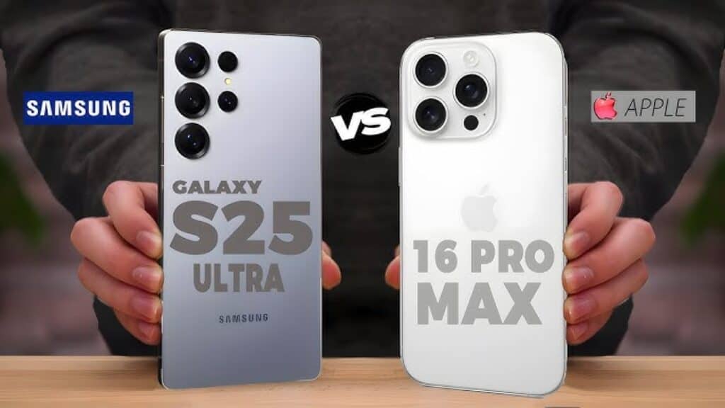 Galaxy S25 Ultra vs iPhone 16 Pro Max: Qual o Melhor Smartphone para Você? Galaxy S25 Ultra vs iPhone 16 Pro Max: Qual o Melhor Smartphone para Você?