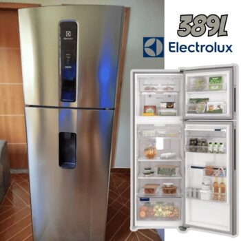 Geladeira Frost Free 389 litros Iw43s inox Electrolux 110V