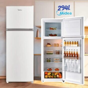 Geladeira Midea Cycle Defrost Duplex MD-RT411FGF01 Branca - 294L - 110V