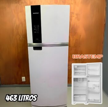 Geladeira/Refrigerador Brastemp Frost Free Duplex - Branca 463L BRM55FB