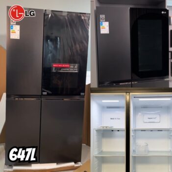 Geladeira/Refrigerador LG Smart Frost Free Inox - Side by Side Black 647L InstaView GC-V257SQVW