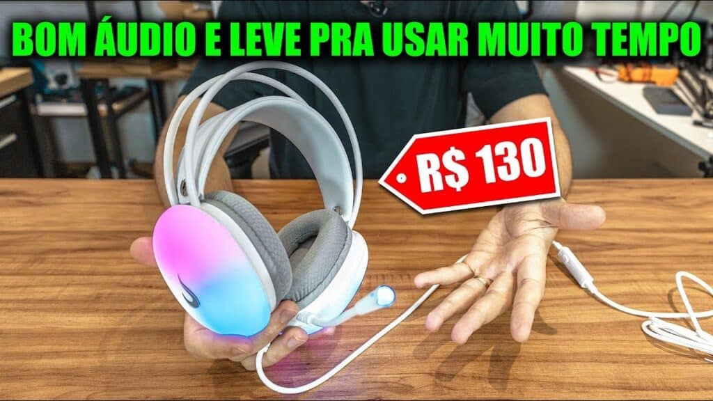 Headset Gamer Rise Mode Moon White RGB: Vale a Pena por R$ 130? Headset Gamer Rise Mode Moon White RGB: Vale a Pena por R$ 130?