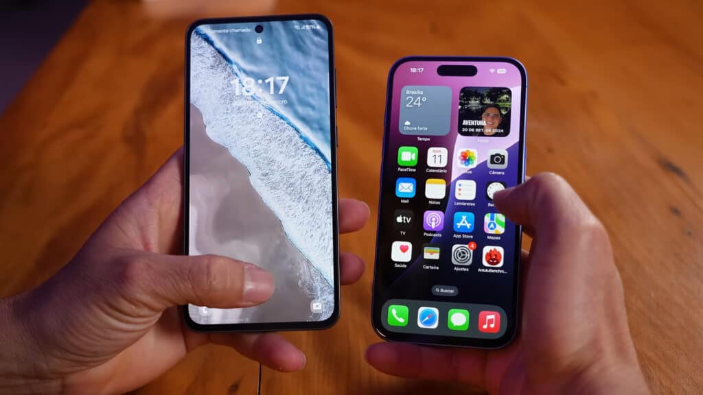 iPhone 16 vs Galaxy S24 FE: Qual Comprar em 2025? iPhone 16 vs Galaxy S24 FE: Qual Comprar em 2025?