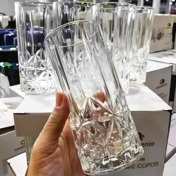 Jogo de Copos de Vidro 350ml 6 Peças Haus Concept - Pavillion