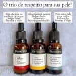 Kit 3 Séruns Principia Vitamina C + Retinol + Hialurônicos