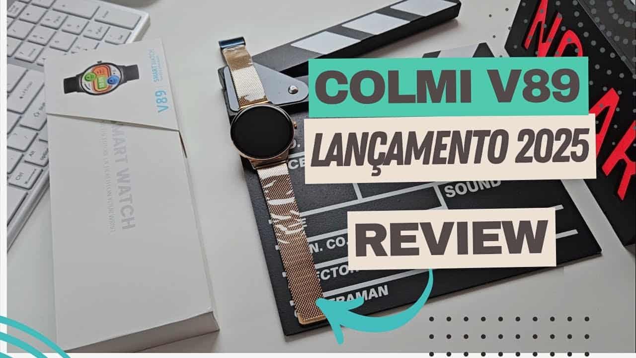 Lançamento 2025: Smartwatch Colmi V89 com Tela AMOLED e Ultra Fino Lançamento 2025: Smartwatch Colmi V89 com Tela AMOLED e Ultra Fino