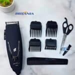 Máquina de Cortar Cabelo Britânia BCR03 18W com 9 acessórios - Preto - 110V