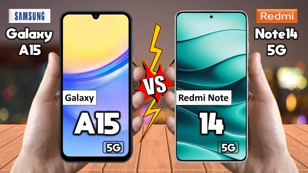 Redmi Note 14 vs. Galaxy A15: Qual é o Melhor para Comprar em 2025?