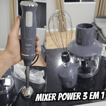 Mixer Power Inox 3 Em 1 600w Elgin Lunar - 220v