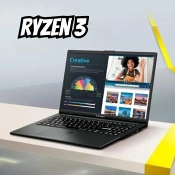 Notebook ASUS Vivobook Go 15 E1504FA AMD Ryzen 3 7320U 4GB Ram 128GB SSD Linux KeepOS Tela 15,6" FHD Black - NJ1291