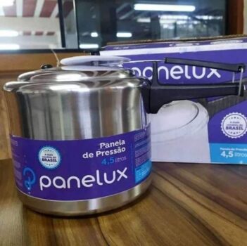 Panela de Pressão alumínio Polido 4,5L Fechamento Interno Classic - Panelux