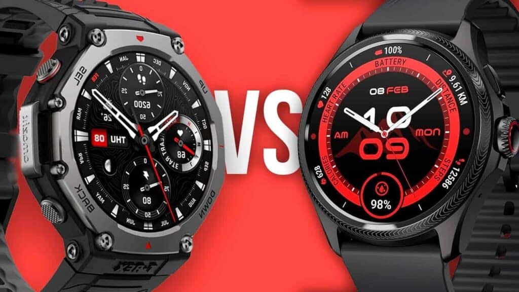 Comparativo: Amazfit T-Rex 3 vs. TicWatch Pro 5 Enduro – Qual é o melhor smartwatch?