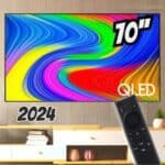 Samsung Smart TV 70″ QLED 4K Q65D 2024, Modo Game, Tela sem limites, Design slim, Visual livre de cabos, Alexa built in 70″